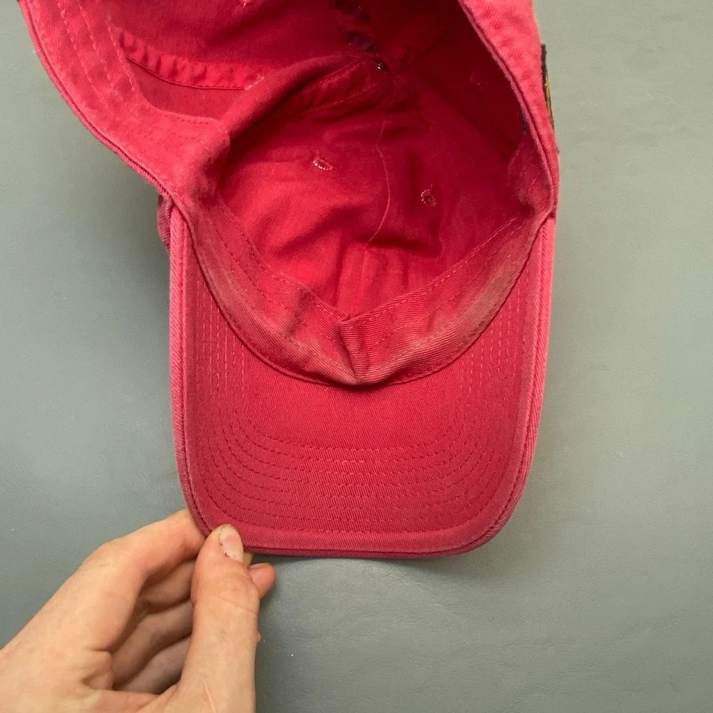 Nike FC Barcelona FCB Soccer Cap Red Adjustable Strapback One Size